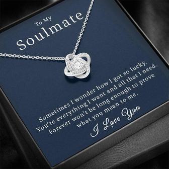 Always And Forever - Love Knot Necklace () - Seseable