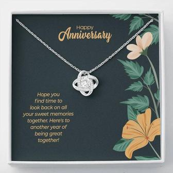 (Anniversary Edition) Sweet Memories Together - Love Knot Necklace - Seseable