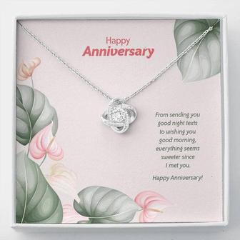 (Anniversary Edition) Sweeter Since I Met You - Love Knot Necklace - Seseable