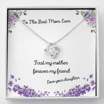 Best Mom Ever Love Knot Necklace | Seseable CA