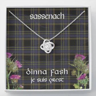 Celtic Love Knot Necklace Sassenach - Seseable