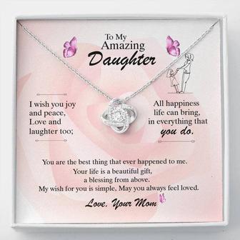 Collection Daughter - I Wish You - Love Knot - Necklace - Seseable
