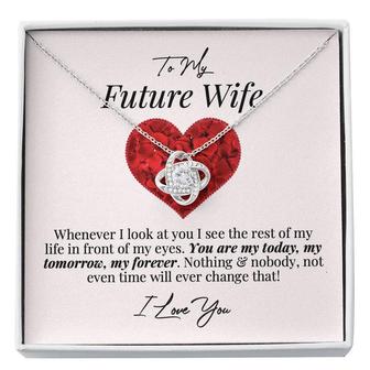 Future Wife Love Knot Necklace - Seseable
