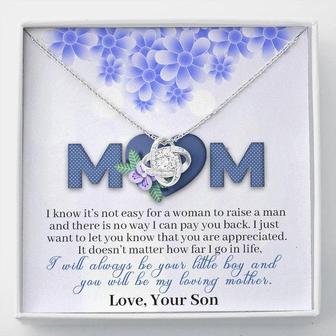 Gift For Mom - Love Knot Necklace | Seseable CA