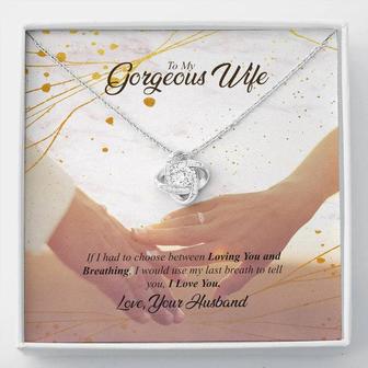 Gorgeous Wife-Love Knot Necklace - Seseable