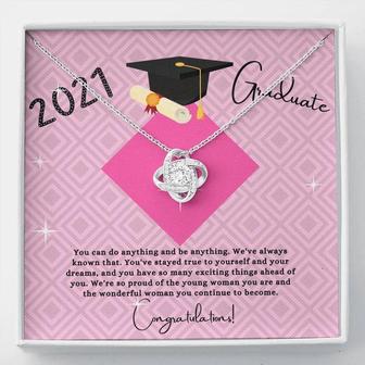 Graduation Gift For Daughter 2021- Love Knot Necklace - Seseable