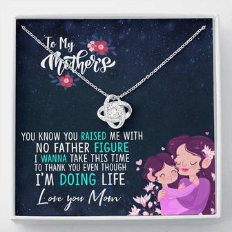 To My Supermom - Love Knot Necklace - Mothers Day Gift Idea | Seseable CA