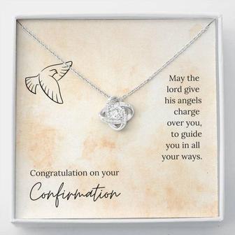 Love Knot Necklace - For Confirmation - Seseable