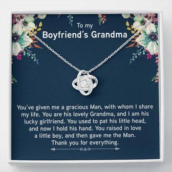 Love Knot Necklace- Lovely Gift For Boyfriend's Grandma | Seseable CA