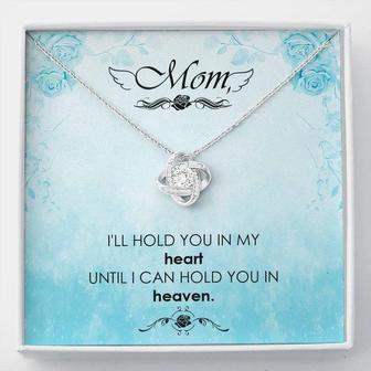 Love Knot Necklace "I'll Hold You In My Heart" - Seseable