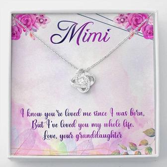 Mimi Love Knot Necklace Message Card - Seseable