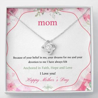 Mother's Day Gift For Mom - The Love Knot Necklace For Mom - Seseable