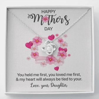 Mother's Day Gift For Mom From Daughter - The Love Knot Necklace | Seseable UK