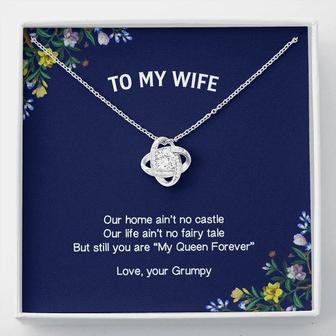 "My Wife" - Love Knot Necklace - Seseable