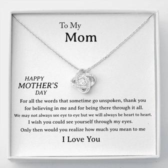 Perfect Gift For Mother - Love Knot Necklace  - Seseable