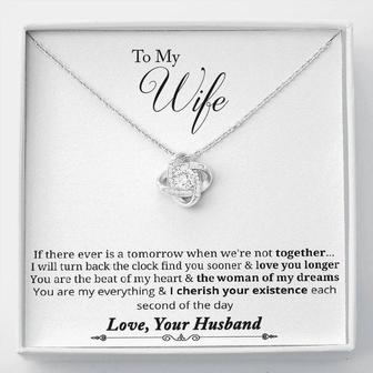 Perfect Gift For Wife - Love Knot Necklace  - Seseable