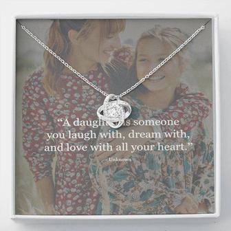 Love Knot Necklace | Personalized Gift For Your Loving Daughter! - Seseable