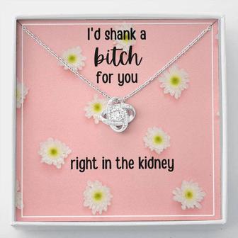 Right In The Kidney - Love Knot Necklace | Seseable UK