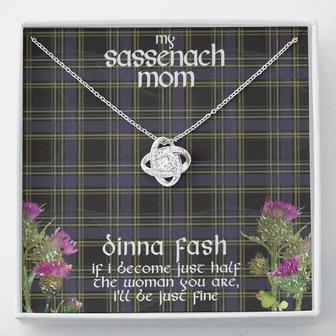 Sassenach Mom Celtic Love Knot Necklace - Seseable