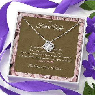 The Love Knot Necklace ; Meeting You Was Fate - Seseable