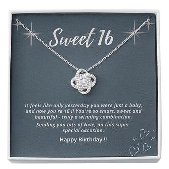 To My Daughter It Seems Like Only Yesterday Love Knot Necklace| - Seseable