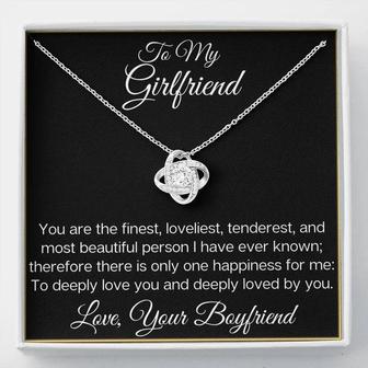 To My Gorgeous Girlfriend - The Stunning Love Knot Necklace - Seseable