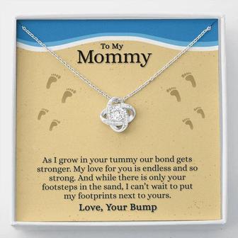 To My Mommy - Love Knot Necklace For Gift - Seseable
