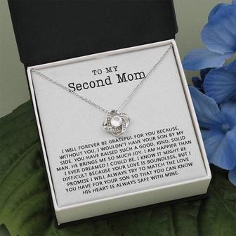 To My Second Mom | Love Knot Necklace - Seseable