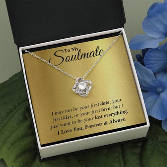 To My Soulmate - Forever & Always - Love Knot Necklace | Seseable CA
