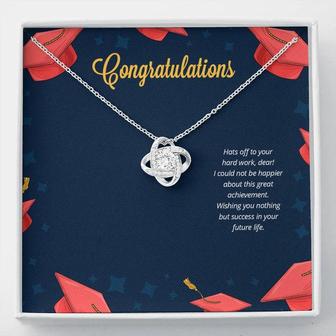 Wishing You A Successful Future - Love Knot Necklace - Seseable