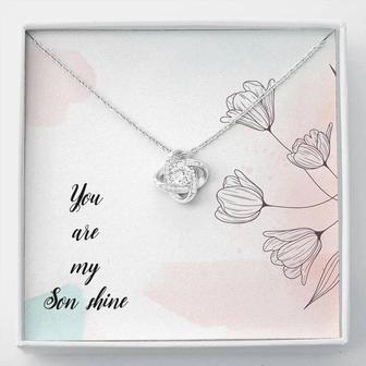 You Are My Son Shine - Love Knot Necklace - Seseable