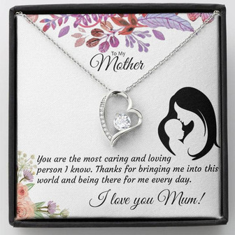 mom Daughter Forever Love Necklace - Thegiftio UK