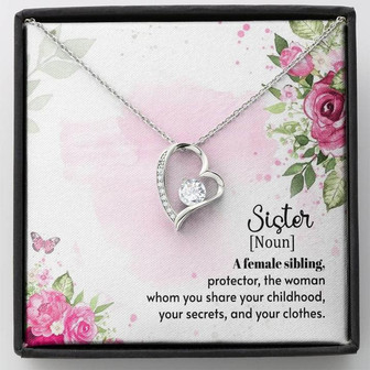 A Female Sibling - Forever Love Necklace - Thegiftio