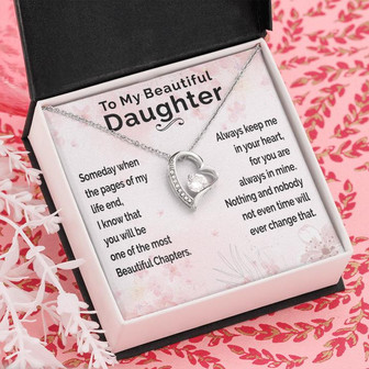 "A Gift For Daughter" Forever Love Necklace - Beautiful Chapters - Thegiftio UK