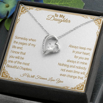 "A Gift For Daughter" Forever Love Necklace - Beautiful Chapters - Thegiftio UK