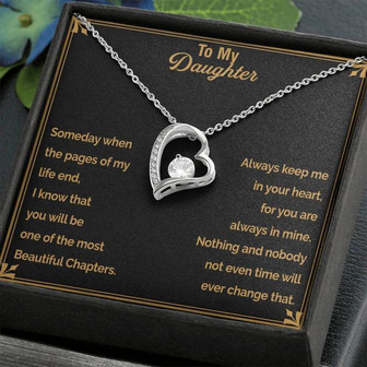 "A Gift For Daughter" Forever Love Necklace - Beautiful Chapters - Thegiftio UK
