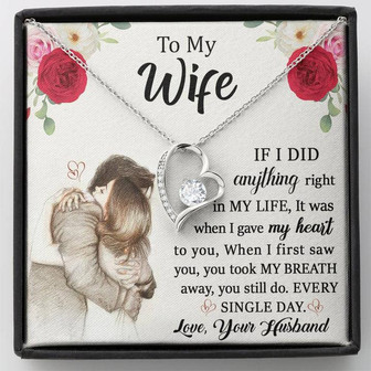 " A Gift From A Husband" - Forever Love Necklace - If I Did - Thegiftio UK