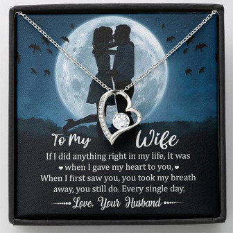 " A Gift To My Wife" - Forever Love Necklace - Thegiftio UK