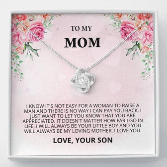 Mom - You Are Appreciated Forever Love Necklace - Thegiftio UK
