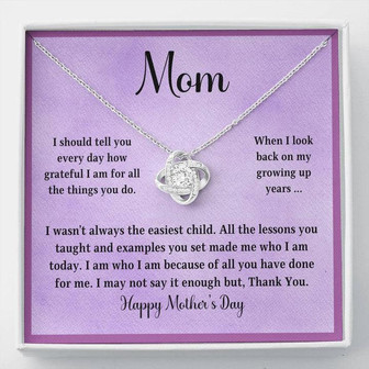 Mother's Day - Love Knot Necklace - Thegiftio UK