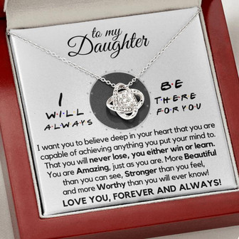 To My Daughter - Forever Love Necklace - Thegiftio UK