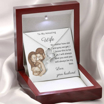 Amazing Wife Happy Family Forever Love Necklace - Thegiftio UK