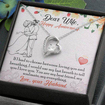 Anniversary For Wife - Forever Love Necklace - Thegiftio UK