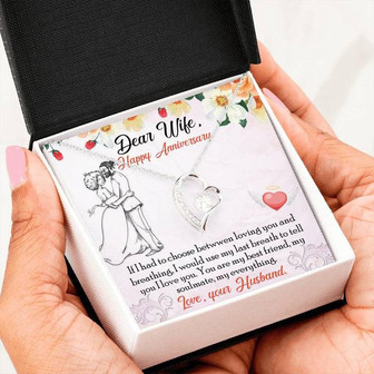 Anniversary For Wife - Forever Love Necklace - Thegiftio UK