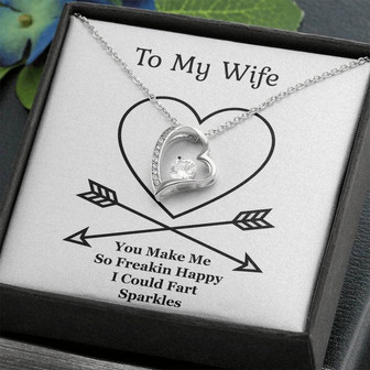 Anniversary Gift For Wife,Forever Love Necklace, Gift From Husband - Thegiftio UK