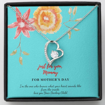 Baby To Mom Mother's Day Forever Love Necklace - Thegiftio UK