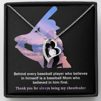 Baseball Mom - Mother's Day Gift - Forever Love Necklace - Thegiftio