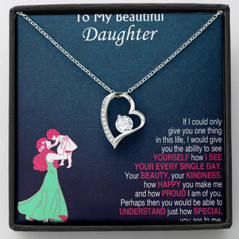 Beautiful Forever Love Necklace For Daughter - Thegiftio UK
