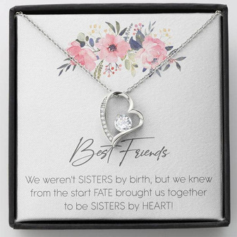 Best Friends Sister Forever Love Necklace Birthday Gift - Thegiftio UK