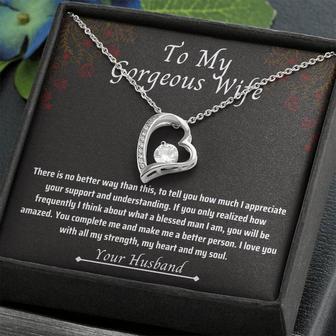 Blessed Man | Forever Love Necklace For Wife - Thegiftio UK